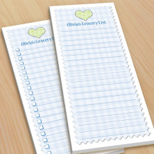 Gingham Blue To-Do Pads