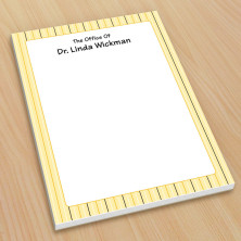Gold Stripes Small Note Pads