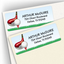 Gold Address Labels