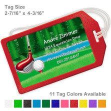Golf Design 1 Luggage Tag