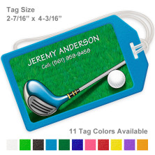 Golf Design 3 Luggage Tag