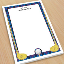 Golf Design 3 Large Note Pads