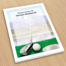Golf Design 4 Small Note Pads