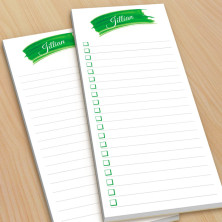 Green Watercolor To-Do Pads