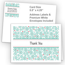 Groovy Flowers Thank You Card Package