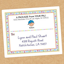 Gumballs Family Shipping Label