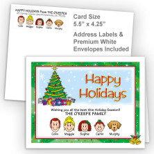 Holiday Bell Happy Holidays Fold Note Set