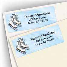 Ice Skating Address Labels