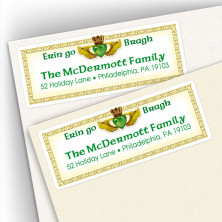 Irish Claddagh Address Labels