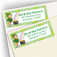 Irish Leprechaun Labels