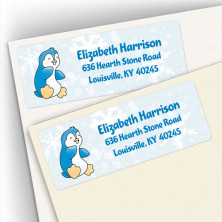 Jolly Penguin Address Labels