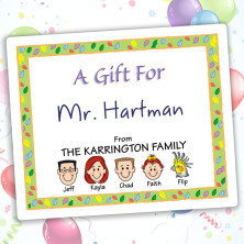 Leaves Family Gift Labels