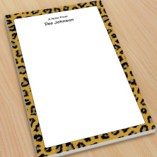 Leopard Pattern Large Note Pads