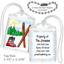 Love to Ski Mini Tag
