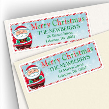 Merry Christmas Santa Address Labels