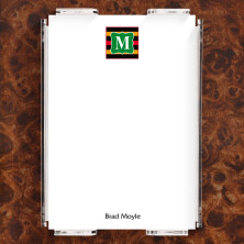 Monogram 12 Note Sheet Set