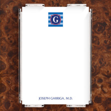 Monogram 7 Note Sheet Set