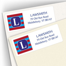 Monogram Address Label 11