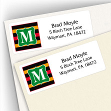 Monogram Address Label 12
