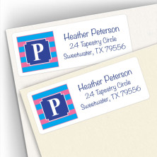 Monogram Address Label 13