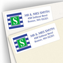 Monogram Address Label 16
