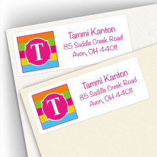 Monogram Address Label 17