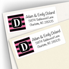 Monogram Address Label 4