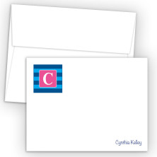 Monogram Flat Note Card 2