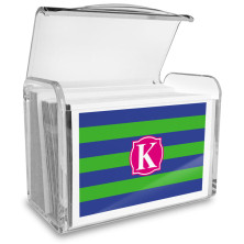 Monogram Fold Over Note Cards 9 with Acrylic Holder