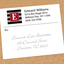 Monogram Shipping Labels 5
