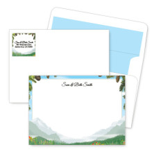 Mountain Artistic Correspondence Card Ensembles