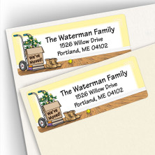 Moving Boxes Address Labels