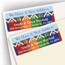 custom moving cards, we've moved address labels, artistic ...