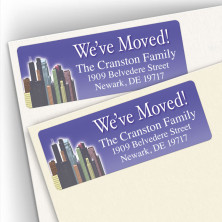 Moving Skyline Address Labels