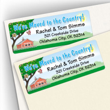 custom moving cards, we've moved address labels, artistic ...