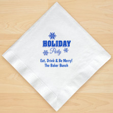 Christmas Napkin Design 12 Personalized Christmas Lunch-Dinner Napkins