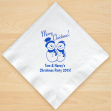 Christmas Napkin Design 18 Personalized Christmas Lunch-Dinner Napkins