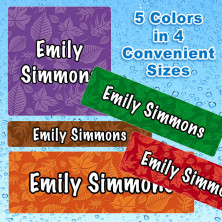 Nature Waterproof Name Labels For Kids