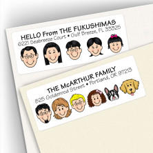 No First Names & Other Ideas Family Address Labels