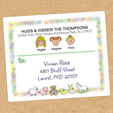 Nursery Family Shipping Labels