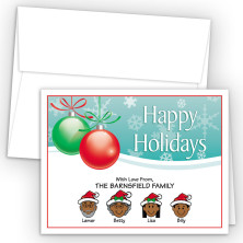 Ornaments 2 Happy Holiday Fold Note