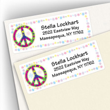 Peace Sign Address Labels
