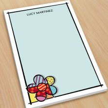 Pop Art Flower Large Note Pads