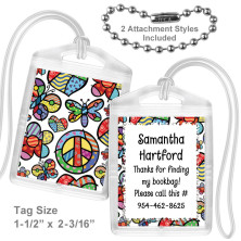 Pop Art Mini Bag Tag