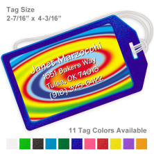 Psychedelic 1 Luggage Tag