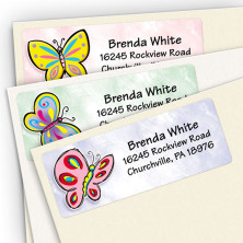 Butterflies Address Label Assortment Pack