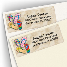 Sandals Address Labels