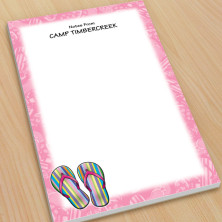 Sandals Flip Flops Large Note Pads
