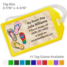 Sandals-Flip Flops Luggage Tag