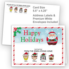 Santa Happy Holidays Fold Note Set